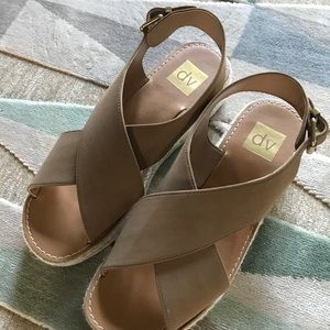 Dolce Vita Wedged Flats in Camel